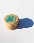 "Teal Top" SurfDurt Sunscreen in Neutral Tan. SPF 30.