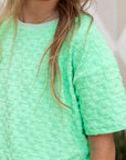 Floral Terry Set / Mint