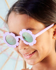 Irresistible Iris Flower | Lavender Polarized Mirrored Lenses