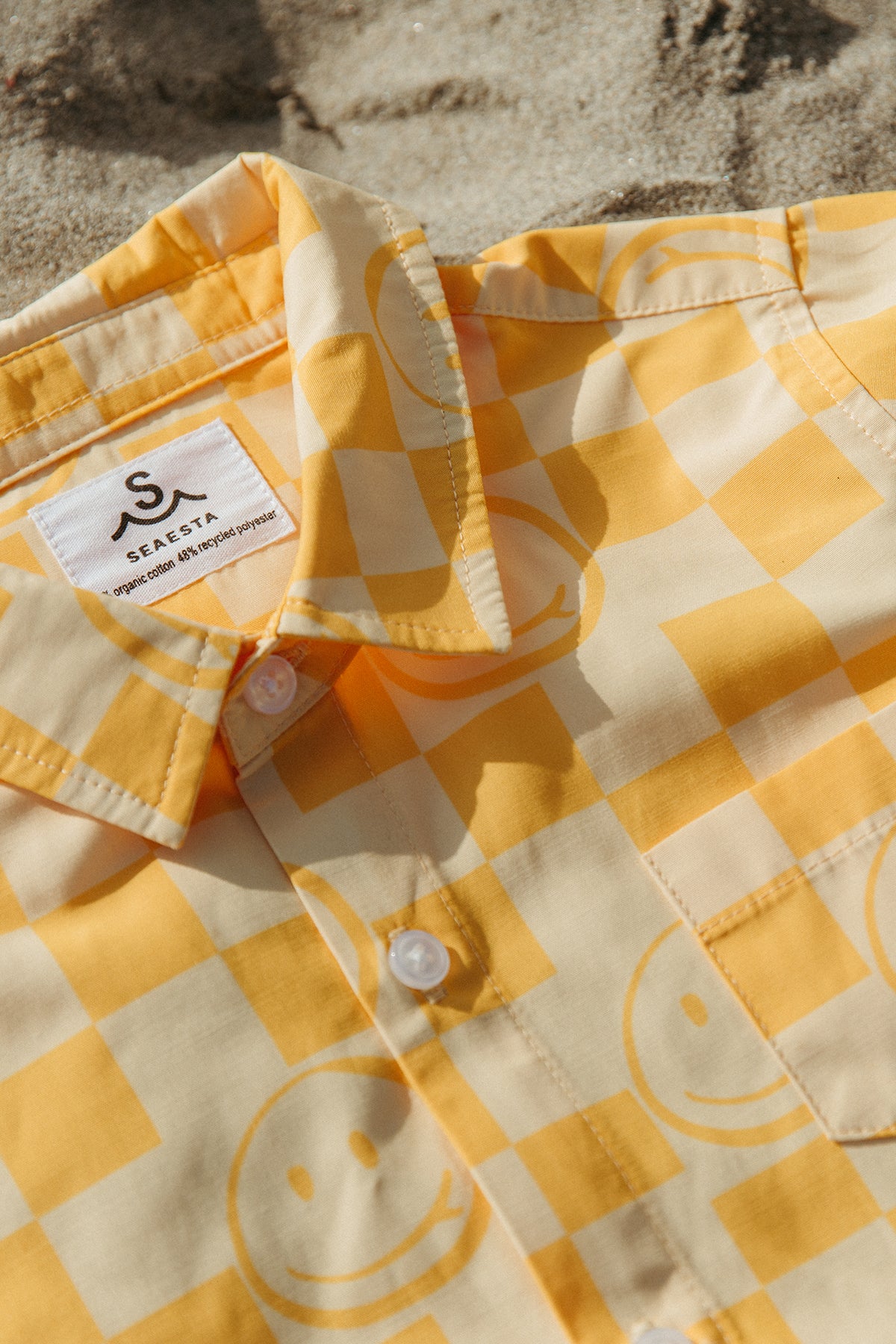 Seaesta Surf x Rob Machado Surfboards / Golden Smile / KIDS Button Up