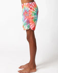 Seaesta Surf Boys Boardshorts – Scallop Retro Flare in Sea Ripple Tie Dye