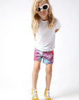 Seaesta Surf Boys Boardshorts – Scallop Retro Flare in Sea Ripple Tie Dye