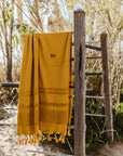 Mustard Yellow Oversized Beach Towel