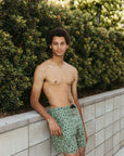 Men's Boardshorts / Calico Crab / Army / with LINER
