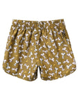 Seaesta Surf x Peanuts® Joe Cool Boys Boardshorts – Scallop Retro Flare in Olive