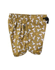 Seaesta Surf x Peanuts® Joe Cool Boys Boardshorts – Scallop Retro Flare in Olive