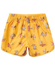 Seaesta Surf x Peanuts® Snoopy Boys Boardshorts – Scallop Retro Flare in Mustard