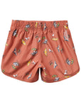 Seaesta Surf x Peanuts® Snoopy Boys Boardshorts – Scallop Retro Flare in Clay
