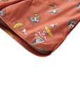 Seaesta Surf x Peanuts® Snoopy Boys Boardshorts – Scallop Retro Flare in Clay