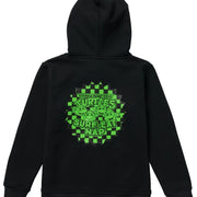 Seaesta Surf x Teenage Mutant Ninja Turtles® / Surf Eat Nap Turtles / Youth Black Zipper Hoodie