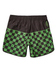 Seaesta Surf x Teenage Mutant Ninja Turtles® Boys Boardshorts – Scallop Retro Flare in Mutant Checker Turtle Green