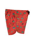 Seaesta Surf x Teenage Mutant Ninja Turtles® Boys Boardshorts – Scallop Retro Flare in Raph Red