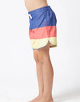 Seaesta Surf Boys Boardshorts – Scallop Retro Flare in Triple Scoop Velvet