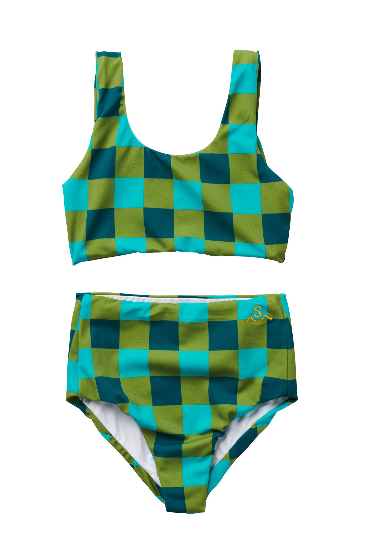 Retro Bathing Suits Women Brazilian Flat-Chested Bikini Swimsuit