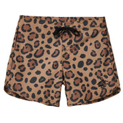 Seaesta Surf Boys Boardshorts – Scallop Retro Flare in Calico Crab Khaki