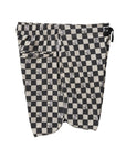 SEAESTA SURF X PEANUTS® BLACK & WHITE CHECKERBOARD BOARDSHORTS / MENS / STRAND