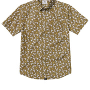 SEAESTA SURF X PEANUTS® JOE COOL BUTTON UP SHIRT / ADULT / OLIVE