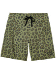 Men's Boardshorts / Calico Crab / Army / with LINER