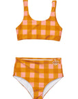 Seaside Gingham / Two Piece Swimsuit