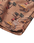 Seaesta Surf x SpongeBob® Boys Boardshorts – Scallop Retro Flare in Sun Bleached