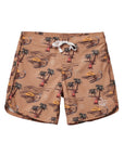 Seaesta Surf x SpongeBob® Boys Boardshorts – Scallop Retro Flare in Sun Bleached