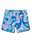 Seaesta Surf Boys Boardshorts – Scallop Retro Flare in Sunshine Space Tahiti