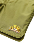 Seaesta Surf x Surfy Birdy Boys Boardshorts – Scallop Retro Flare in Pine