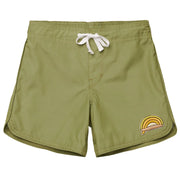 Seaesta Surf x Surfy Birdy Boys Boardshorts – Scallop Retro Flare in Pine