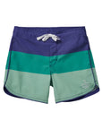 Seaesta Surf Boys Boardshorts – Scallop Retro Flare in Triple Scoop Blue Moon