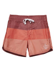 Seaesta Surf Boys Boardshorts – Scallop Retro Flare in Triple Scoop Berry