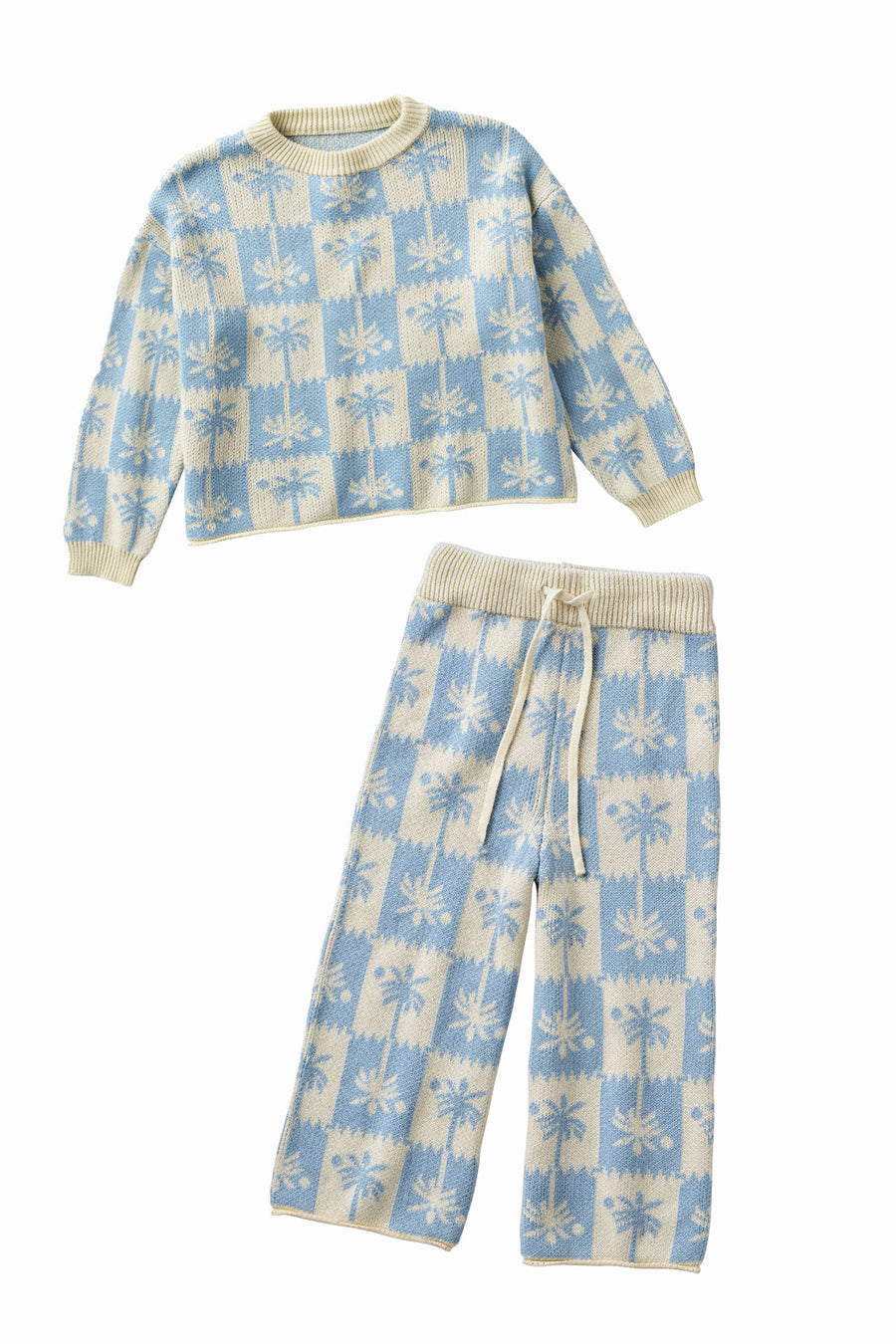 Palm Knit Set / Cloud
