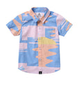 Aloha Sunset Button Up Shirt / Youth / Faded