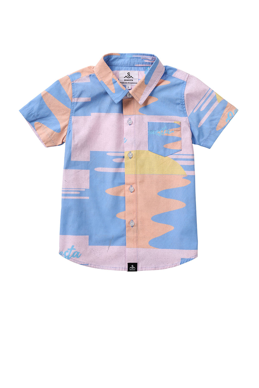 Aloha Sunset Button Up Shirt / Youth / Faded