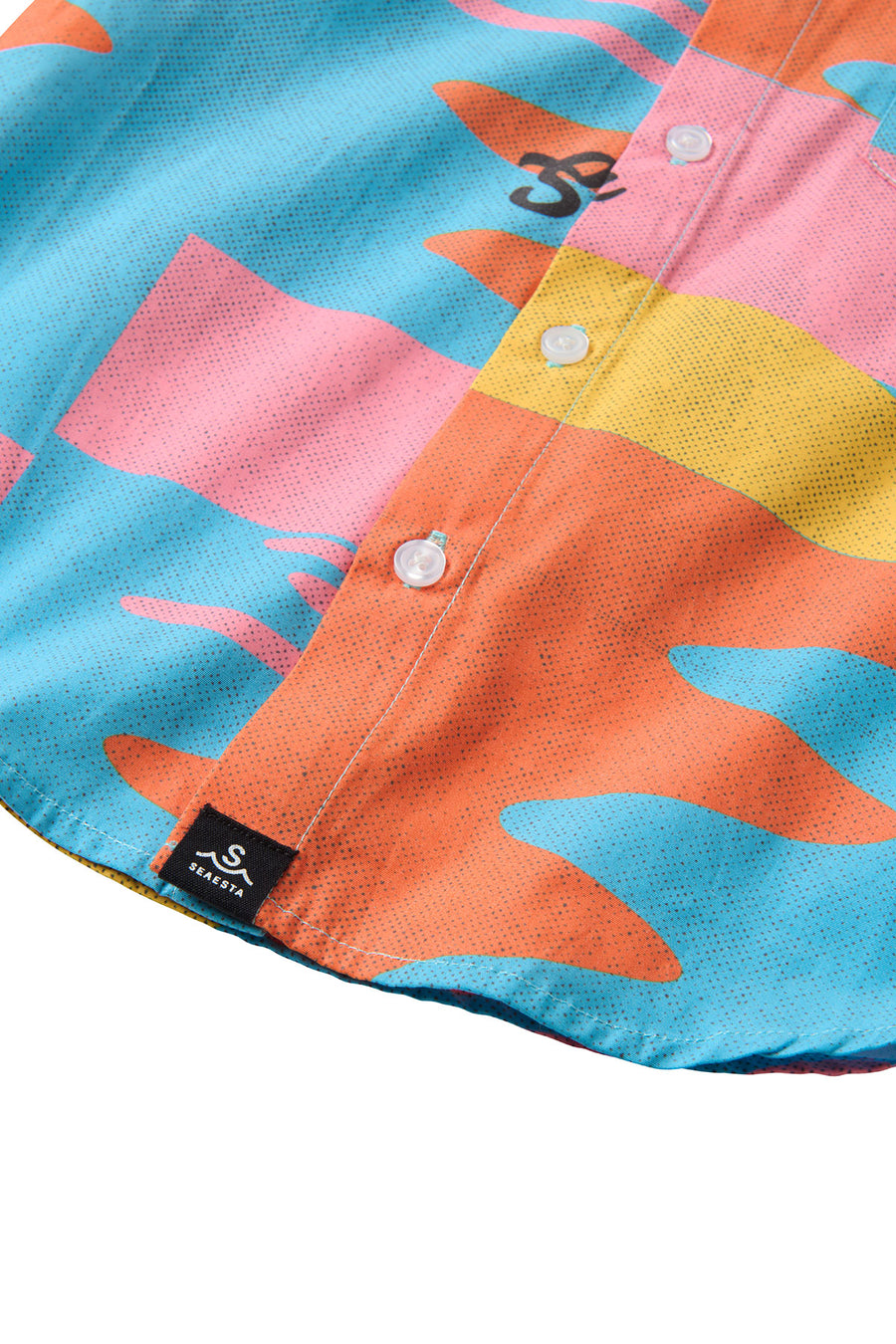 Aloha Sunset Button Up Shirt / Youth / Neon