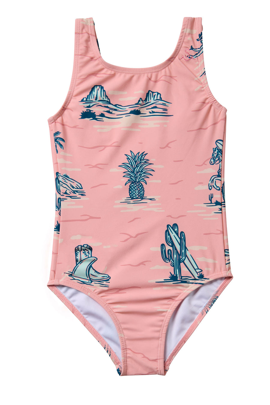 Coastal Cowgirl / One Piece Swimsuit / Rose