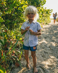 Seaesta Surf x Leah Bradley / Boardshorts / Navy + Tropics Patch