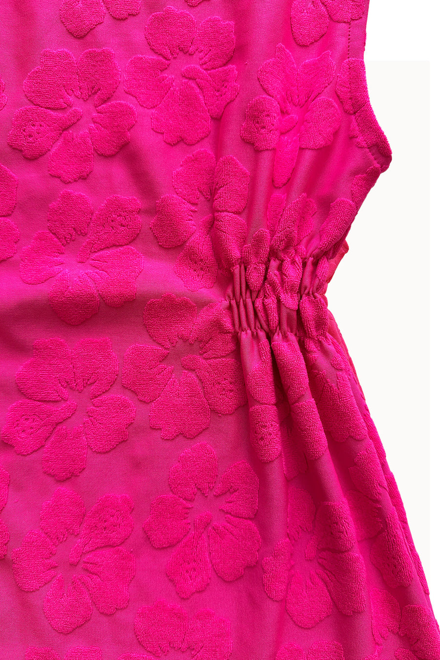 Hibsicus Cover Up Dress / Hot Pink