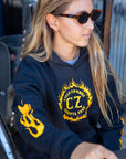 Seaesta x Cycle Zombies Youth Flameboy Hoodie / Black