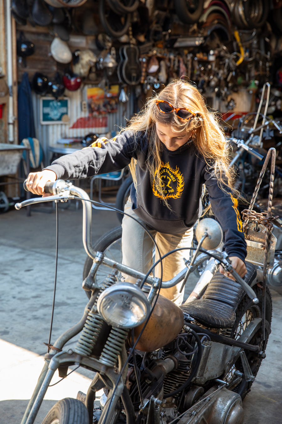 Seaesta x Cycle Zombies Youth Flameboy Hoodie / Black