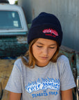 Seaesta x Cycle Zombies Lit Up Youth Beanie / Navy