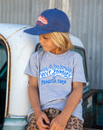 Seaesta x Cycle Zombies Lit Up Youth Tee / Heather Grey