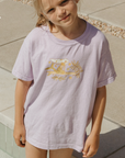 Seaesta Surf x Surfy Birdy Mermaid Tee / Lilac / Youth