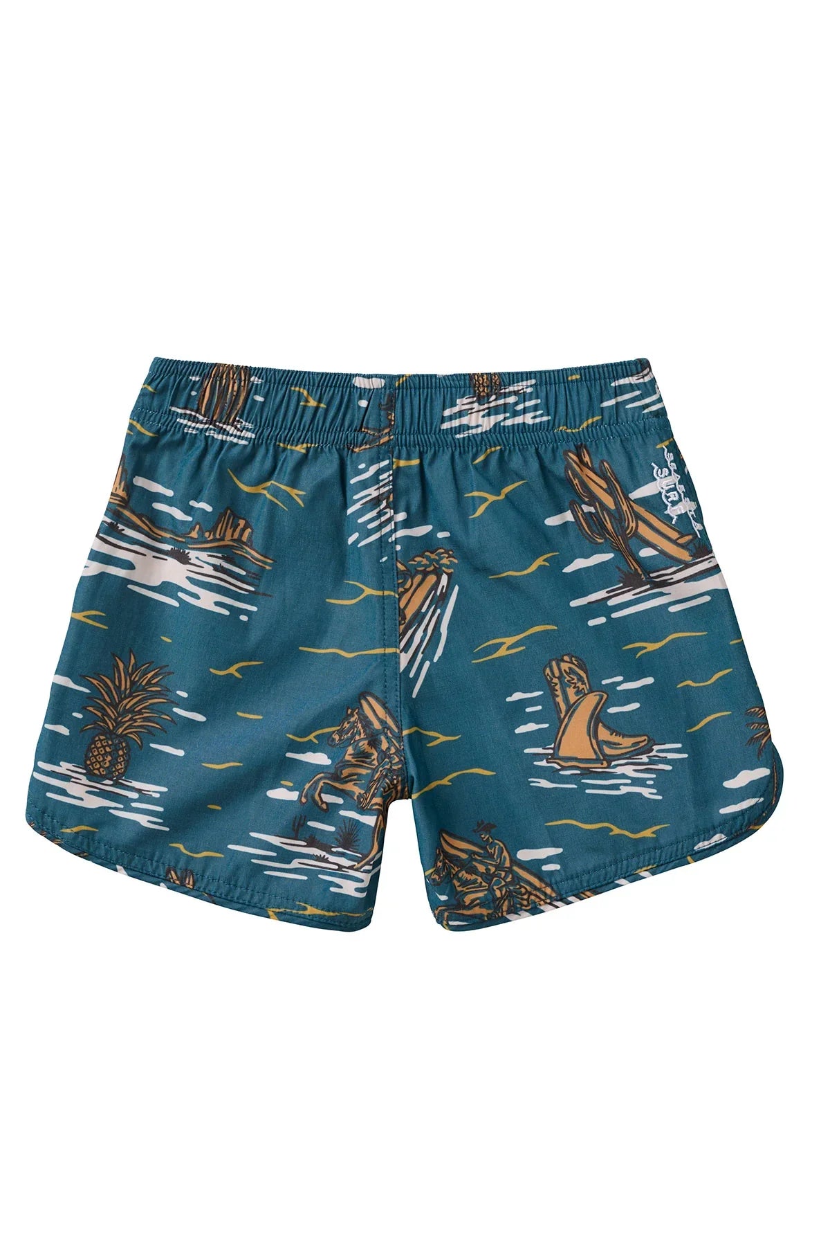 Seaesta Surf Boys Boardshorts – Scallop Retro Flare in Surfing