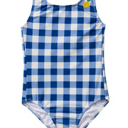 Seaside Gingham / One Piece Swimsuit / Lemon