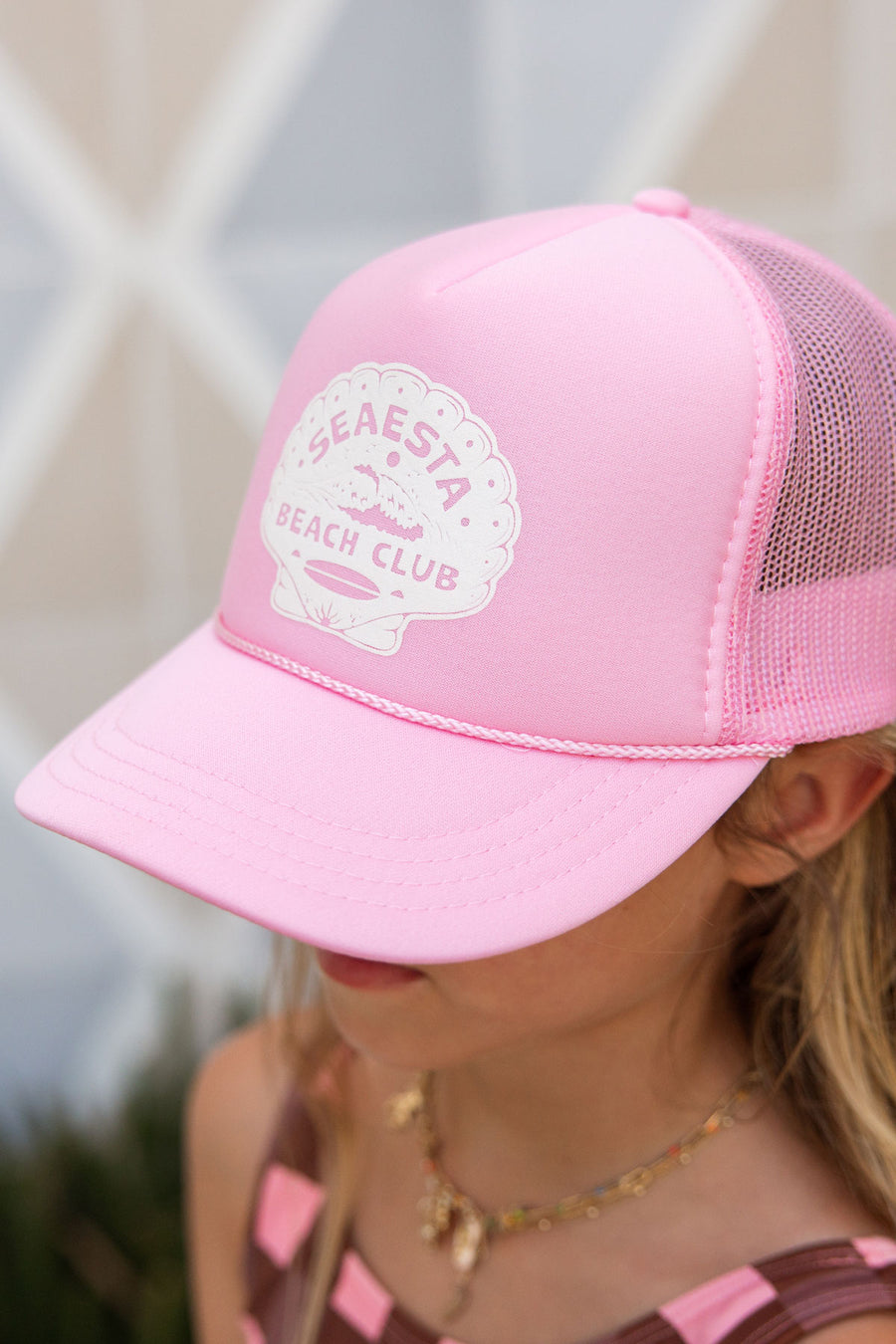 Seaesta Beach Club Snapback Trucker Hat / Youth