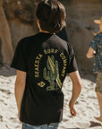 Surf Cactus Tee / Youth / Charcoal