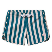 Seaesta Scallop Retro Flare Boardshort / Cabana Stripe / Charleston