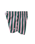 Seaesta Scallop Retro Flare Boardshort / Cabana Stripe / Pink Palms