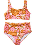 Fleurs / Two Piece Swimsuit / Rose