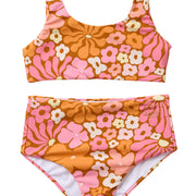 Fleurs / Two Piece Swimsuit / Rose